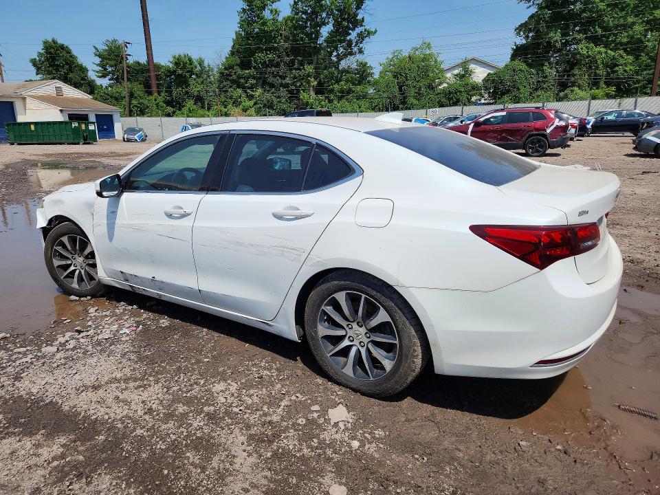 2015 Acura Tlx VIN 19UUB1F56FA004627 COPART salvage auction — FRONT END, Pa - Certificate Of Salvage, sold $750 on 2026-08-03 (photo 2)