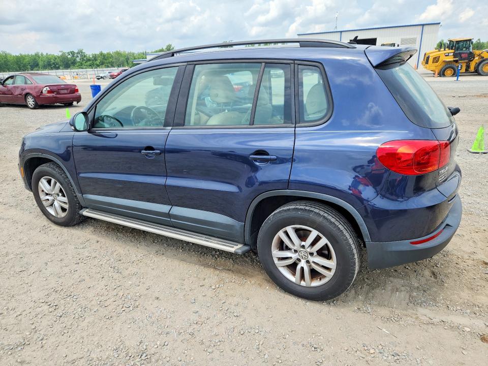 2016 Volkswagen Tiguan VIN WVGAV7AX3GW600699 COPART salvage auction — MINOR DENT/SCRATCHES, Va - Dealer Only Clean Title, sold $325 on 2026-07-08 (photo 2)