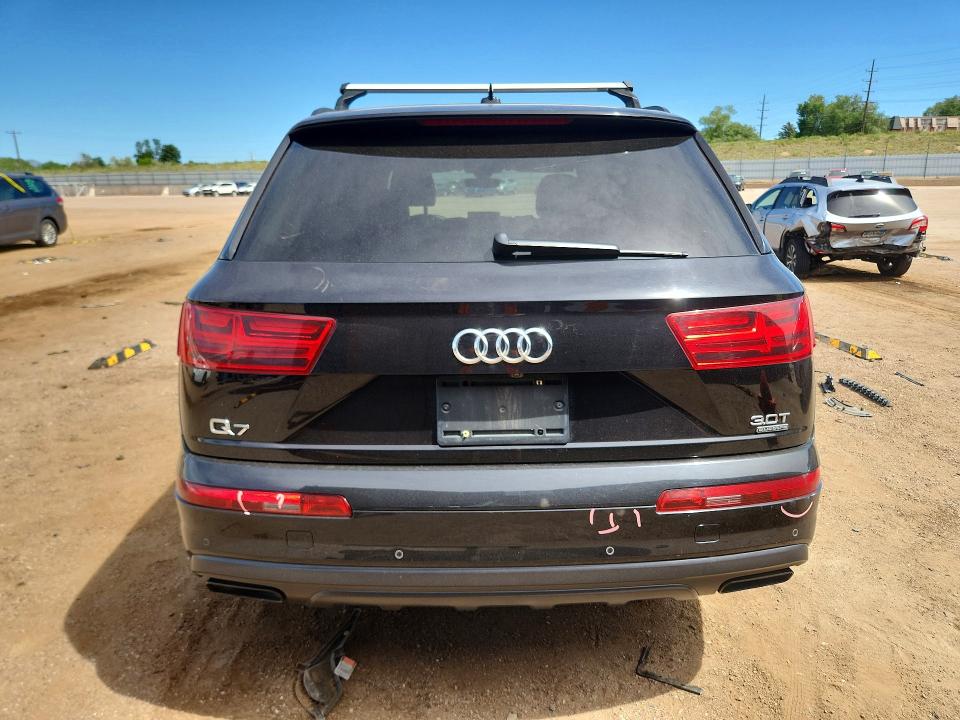 2018 Audi Q7 VIN WA1VAAF71JD050908 COPART salvage auction — FRONT END, CO - SALVAGE TITLE, sold $9,700 on 2026-07-08 (photo 6)