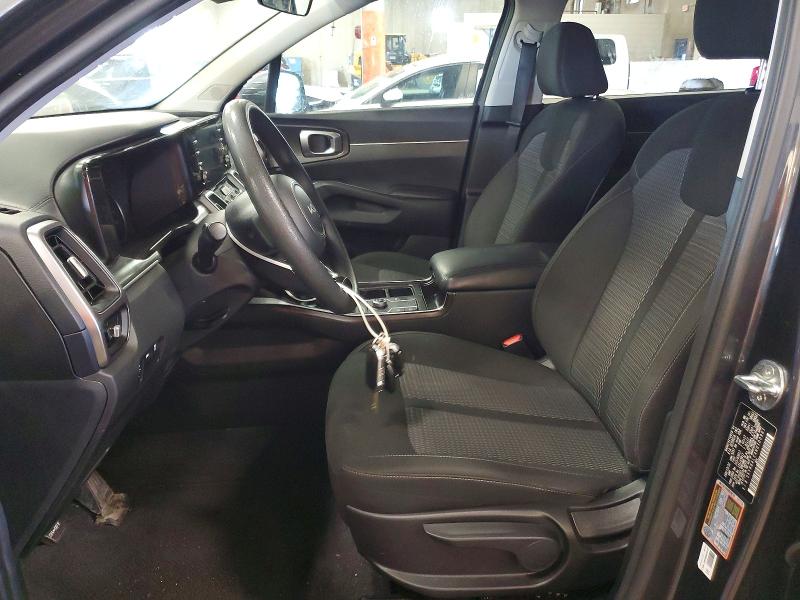 2022 Kia Sorento VIN 5XYRG4LC4NG100961 COPART salvage auction — HAIL, Mn - Cert Of Title-Salvage, sold $8,700 on 2026-07-16 (photo 7)