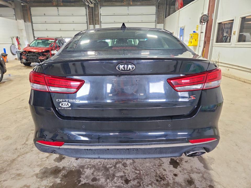 2018 Kia Optima VIN 5XXGT4L36JG230984 COPART salvage auction — VANDALISM, Mn - Certificate Of Title, sold $2,450 on 2026-07-21 (photo 6)