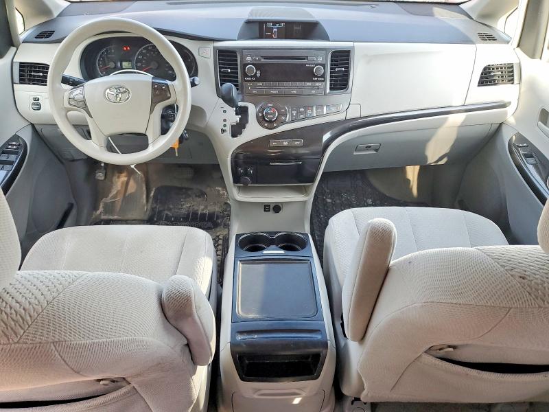 2014 Toyota Sienna VIN 5TDKK3DC0ES490551 COPART salvage auction — FRONT END, On - Permit Salvage, sold $4,600 on 2026-07-02 (photo 8)
