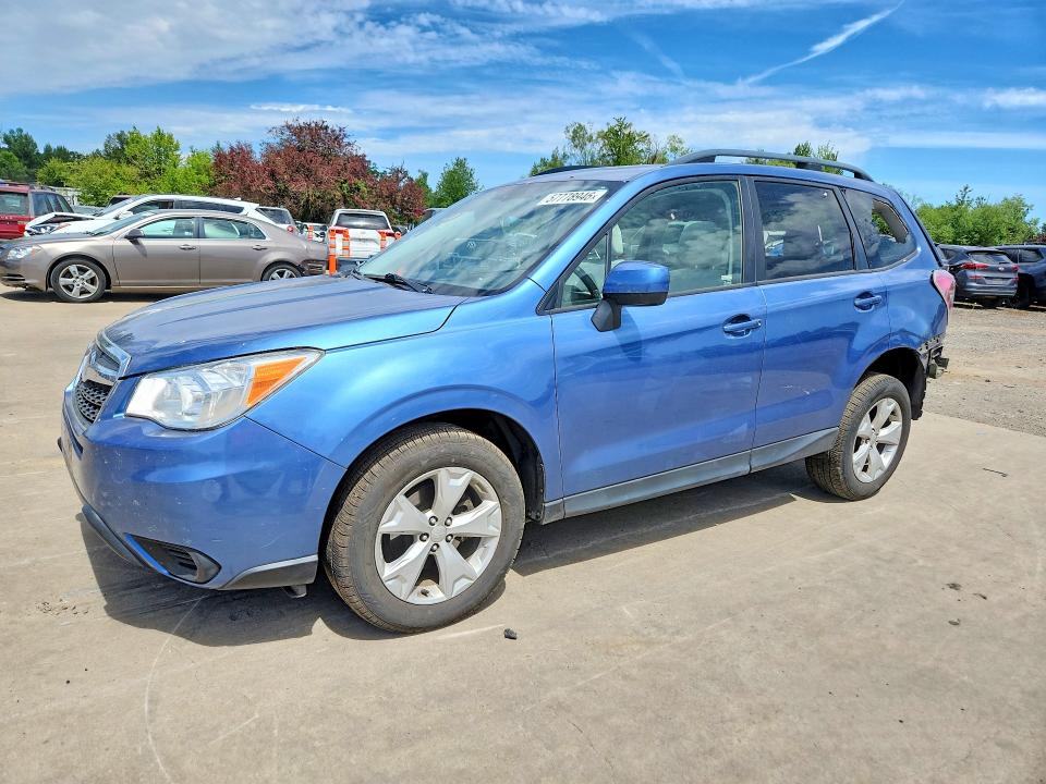 2015 Subaru Forester VIN JF2SJADC4FH814129 COPART salvage auction — REAR END, OR - SALVAGE TITLE CERTIFICATE, sold $1,450 on 2026-09-14 (photo 1)