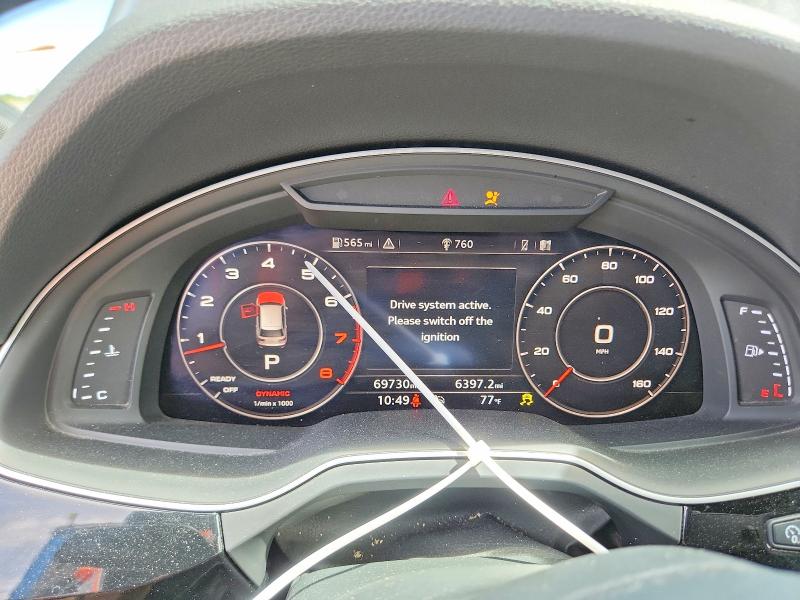 2018 Audi Q7 VIN WA1VAAF71JD050908 COPART salvage auction — FRONT END, CO - SALVAGE TITLE, sold $9,700 on 2026-07-08 (photo 9)