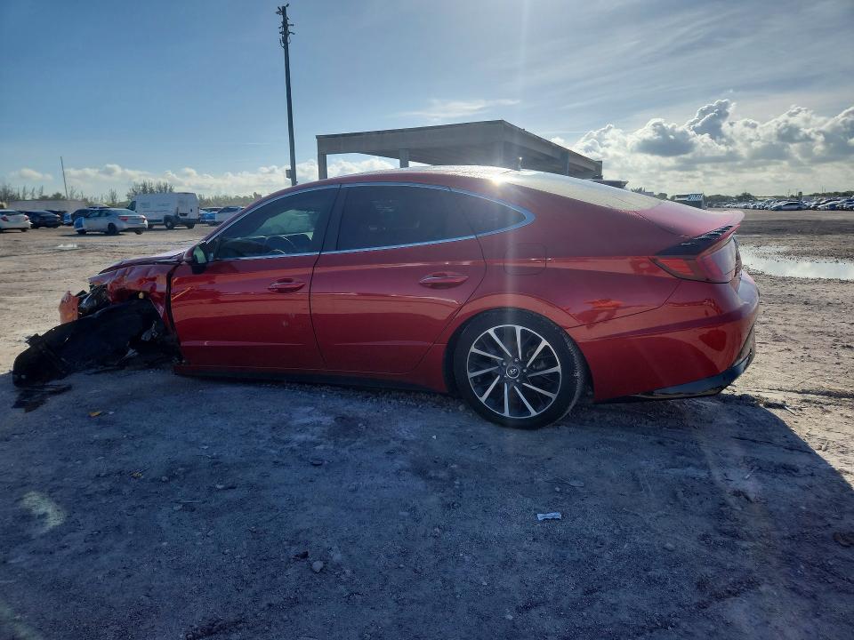 2020 Hyundai Sonata VIN 5NPEH4J22LH018030 COPART salvage auction — FRONT END, Fl - Certificate Of Destruction, sold $15 on 2026-07-30 (photo 2)