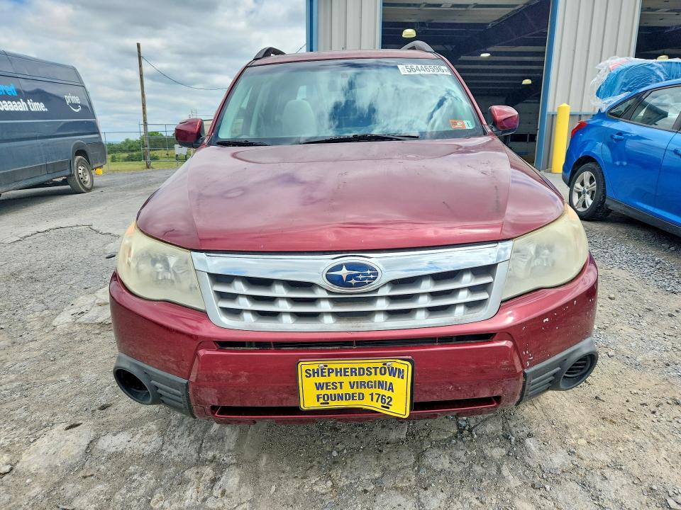 2011 Subaru Forester VIN JF2SHADC2BH730817 COPART salvage auction — MINOR DENT/SCRATCHES, Wv - Non Public Clean Title, sold $400 on 2026-07-10 (photo 5)