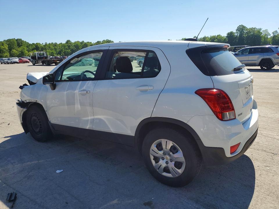2018 Chevrolet Trax VIN KL7CJKSB7JB568754 COPART salvage auction — FRONT END, Pa - Certificate Of Salvage, sold $1,250 on 2026-07-09 (photo 2)