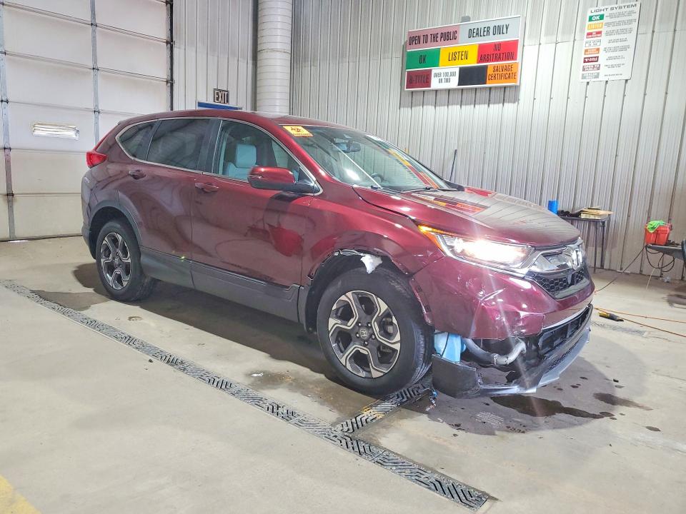 2018 Honda Cr-v VIN 7FARW2H85JE096436 COPART salvage auction — FRONT END, Pa - Certificate Of Salvage, sold $10,400 on 2026-07-13 (photo 4)