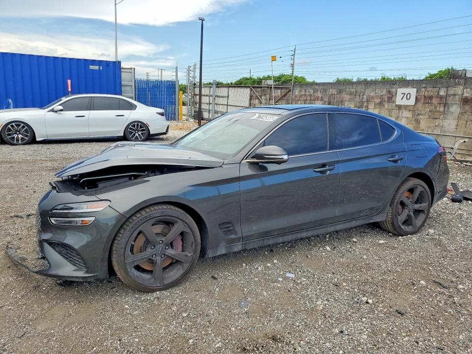 2026 Genesis G70 VIN KMTG44SE4TU172890 COPART salvage auction — FRONT END, Fl - Certificate Of Title, sold $5,600 on 2026-07-07 (photo 1)
