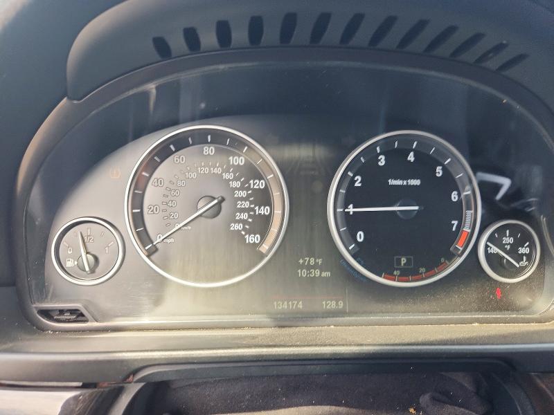2013 BMW 5er VIN WBAXH5C54DD109603 COPART salvage auction — FRONT END, Ny - Mv-907A Salvage Certificate, sold $1,250 on 2026-07-20 (photo 9)