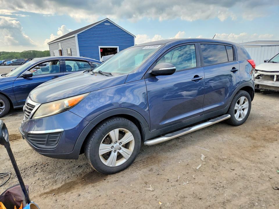 2013 Kia Sportage VIN KNDPB3A29D7433002 COPART salvage auction — FRONT END, Ma - Cert Of Title-Reconstrctd Coll, sold $400 on 2026-07-29 (photo 1)