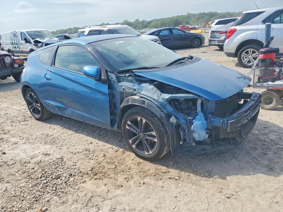 2014 Honda Cr-z VIN JHMZF1D68ES002874 COPART salvage auction — FRONT END, Ks - Cert Of Title-Salvage, sold $500 on 2026-07-23 (photo 4)