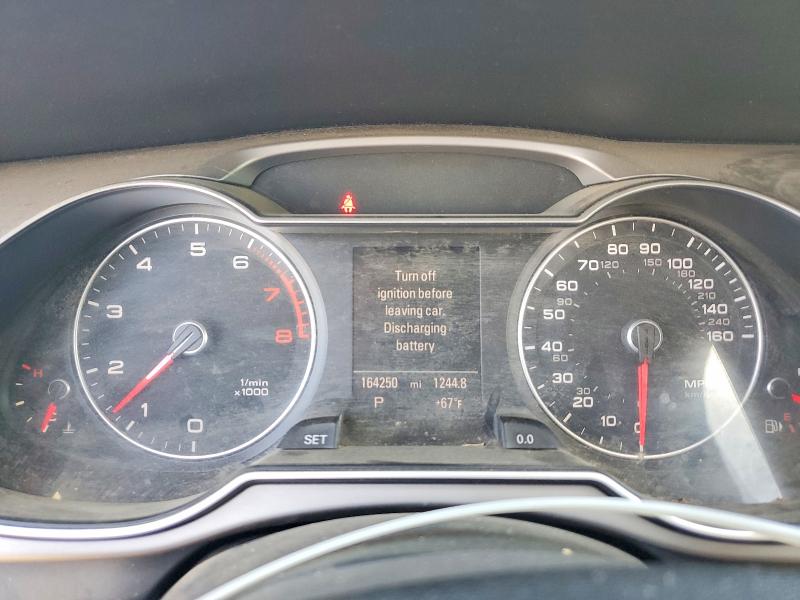 2013 Audi A4 VIN WA1VFAFL7DA211363 COPART salvage auction — FRONT END, Id - Salvage Certificate Of Title, sold $2,000 on 2026-07-09 (photo 9)