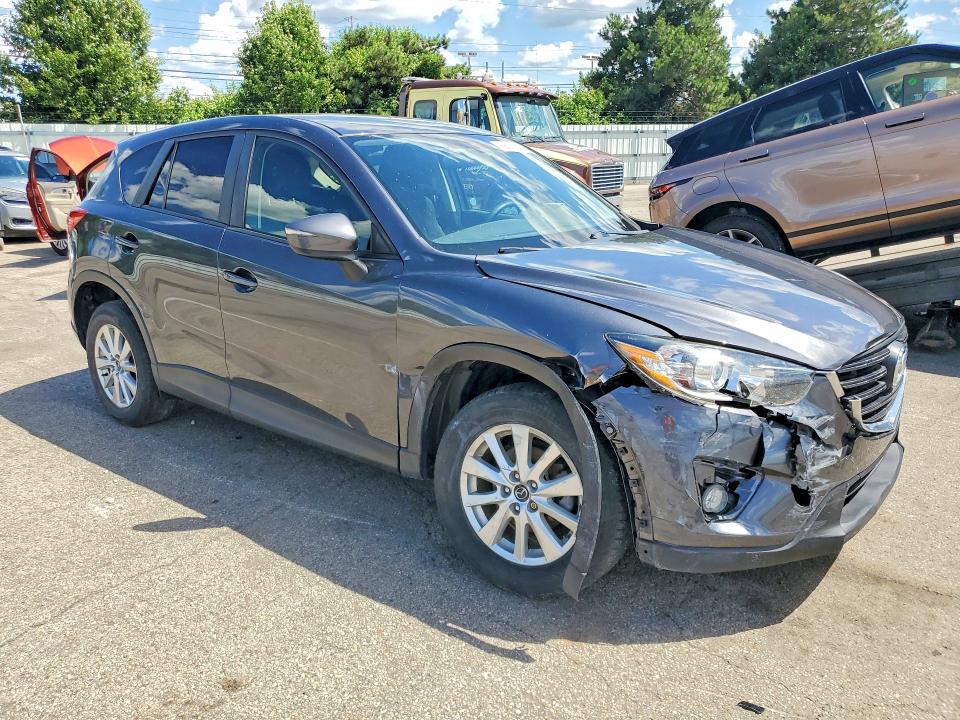 2016 Mazda VIN JM3KE4CY8G0632779 COPART salvage auction — FRONT END, Oh - Cert Of Title-Salvage, sold $2,650 on 2026-07-06 (photo 4)