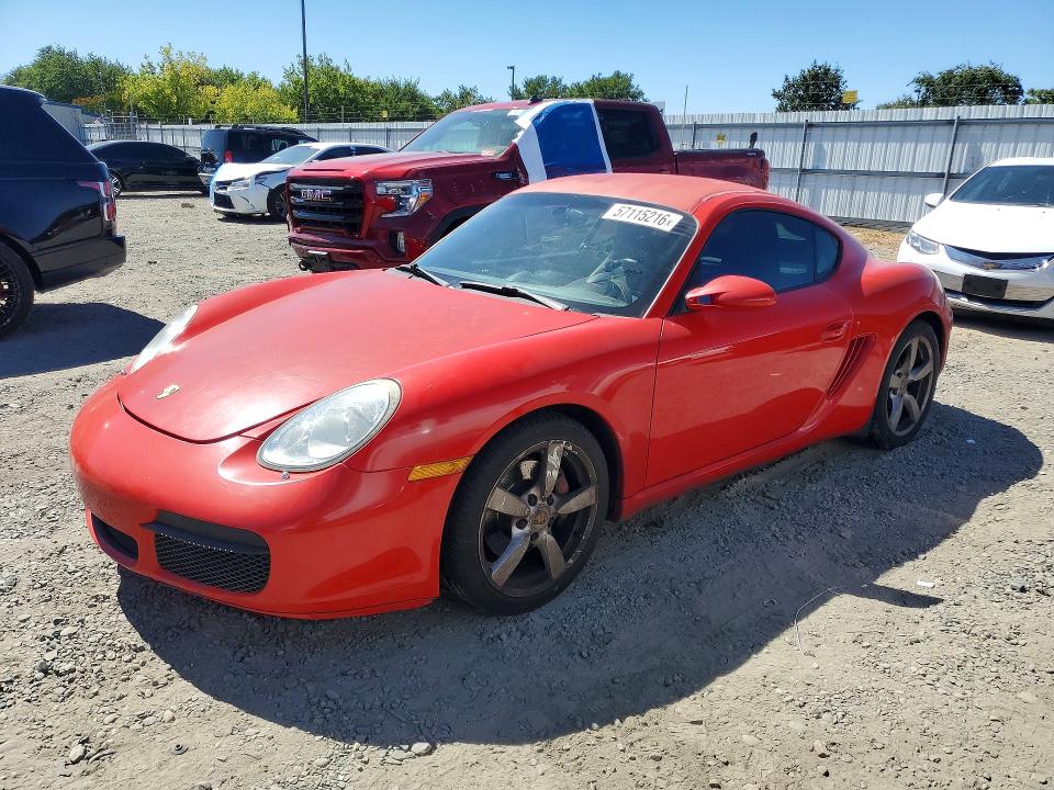 2007 Porsche Cayman VIN WP0AB29877U781671 COPART salvage auction — NORMAL WEAR, Fl - Dis/Dlr/Exp Only Clean Title, sold $7,800 on 2026-07-28 (photo 1)