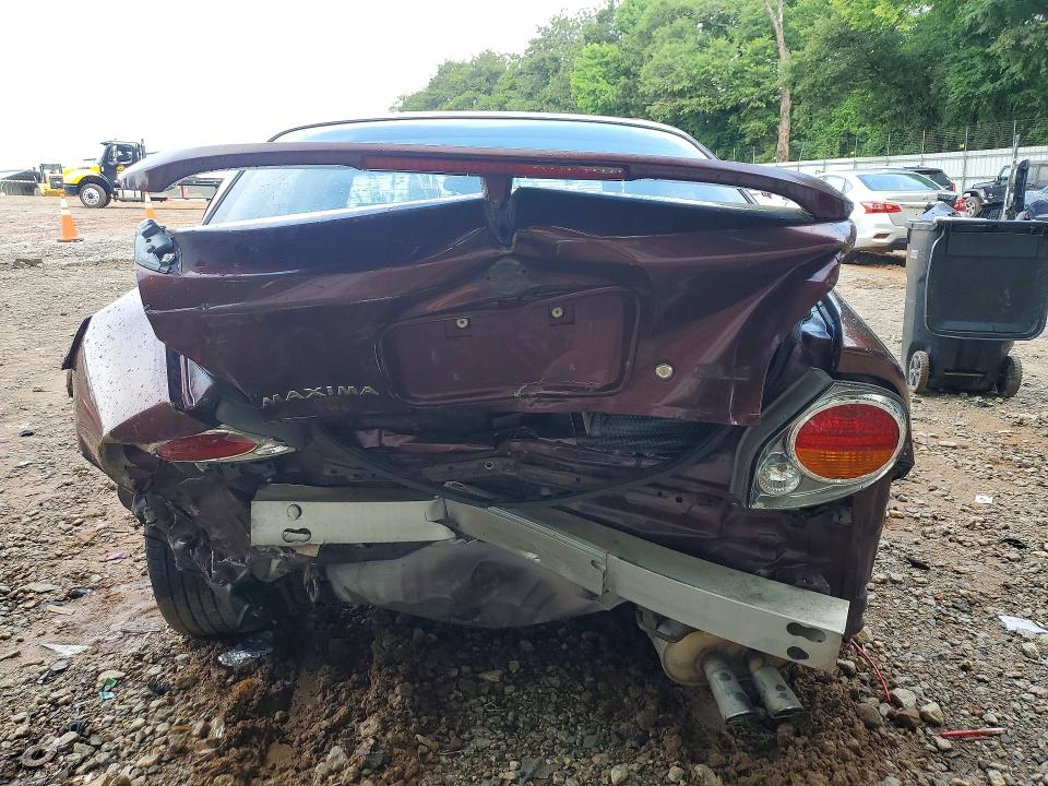 2002 Nissan Maxima VIN JN1DA31D12T437155 COPART salvage auction — REAR END, Ga - Cert Of Title-Salvage, sold $275 on 2026-07-14 (photo 6)