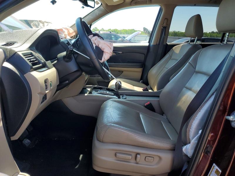 2016 Honda VIN 5FNYF6H93GB109460 COPART salvage auction — FRONT END, Va - Cert Of Title - Salvage, sold $3,750 on 2026-07-29 (photo 7)