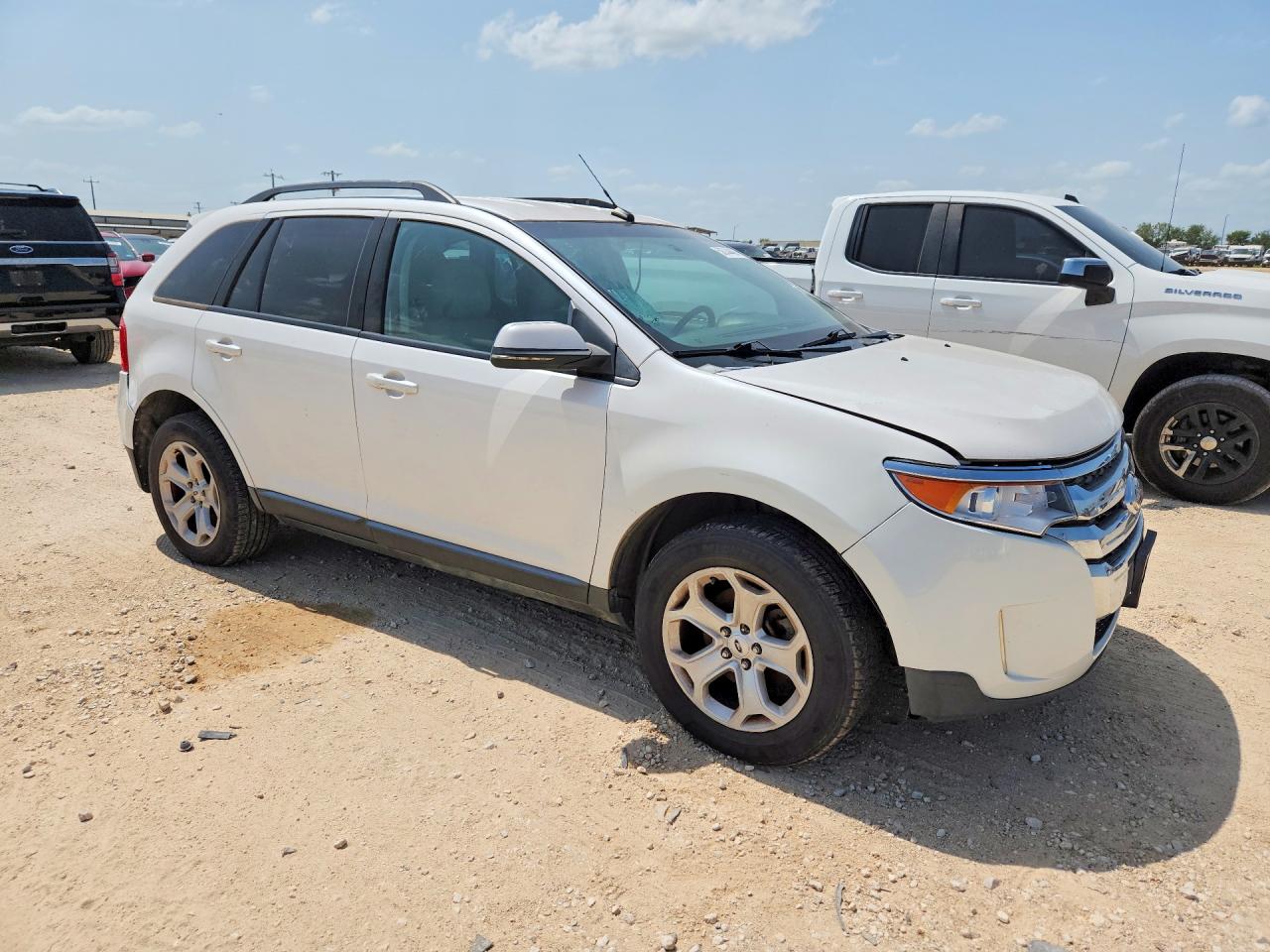2014 Ford Edge VIN 2FMDK4JC0EBA45775 COPART salvage auction — Mechanical, TX - CERTIFICATE OF TITLE, sold $1,400 on 2026-07-09 (photo 4)