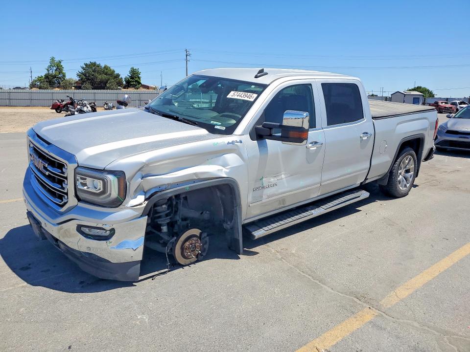 2018 Gmc VIN 3GTU2NEJ5JG163878 COPART salvage auction — FRONT END, Id - Salvage Certificate Of Title, sold $6,100 on 2026-07-23 (photo 1)