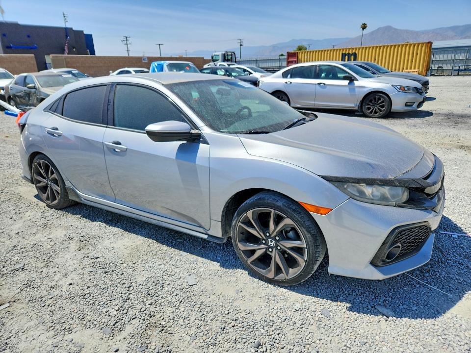 2018 Honda Civic VIN SHHFK7G48JU233146 COPART salvage auction — SIDE, Ca - Salvage Certificate, sold $3,500 on 2026-07-15 (photo 4)