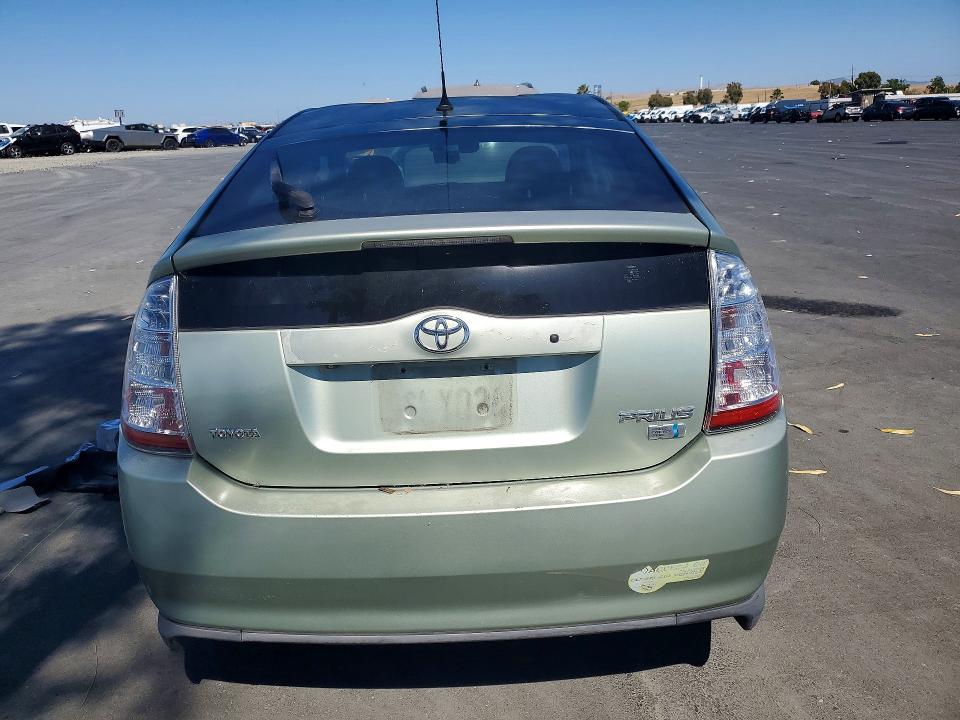 2006 Toyota Prius VIN JTDKB20U663133483 COPART salvage auction — VANDALISM, Ca - Salvage Certificate, sold $500 on 2026-07-06 (photo 6)