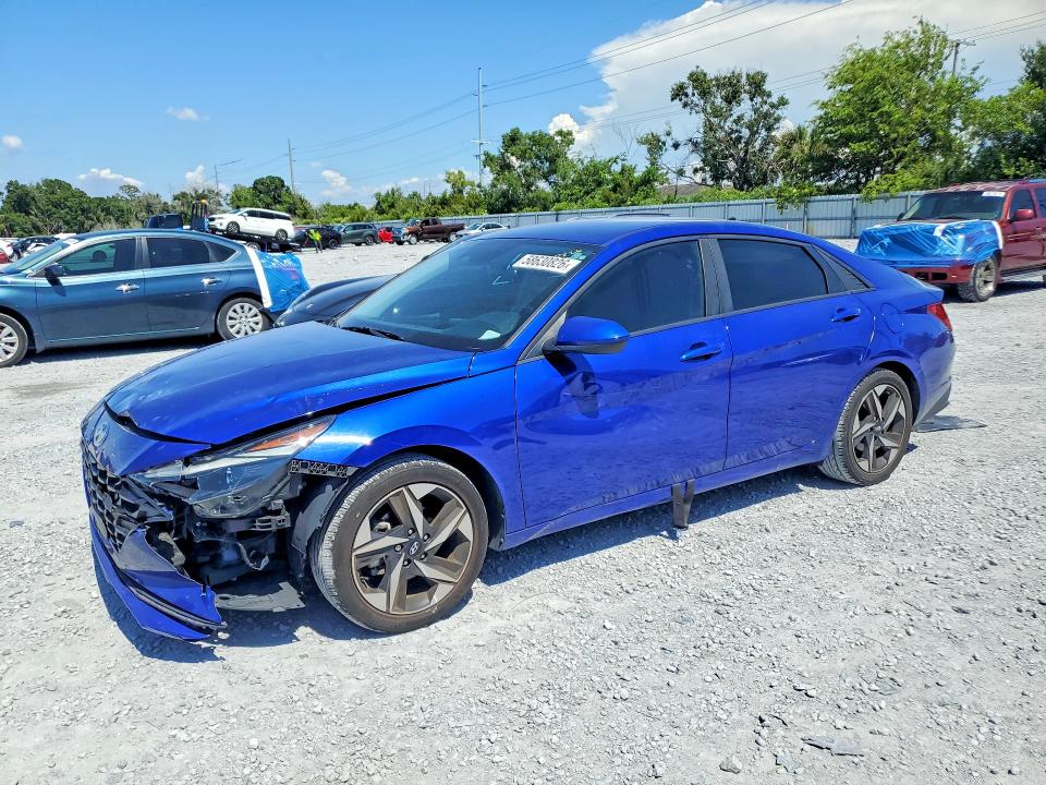 2023 Hyundai VIN KMHLS4AG7PU579965 COPART salvage auction — FRONT END, Fl - Certificate Of Destruction, sold $3,600 on 2026-07-17 (photo 1)