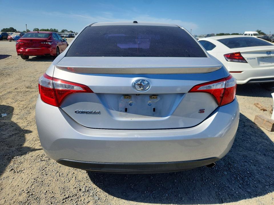 2015 Toyota Corolla VIN 5YFBURHE7FP251064 COPART salvage auction — FRONT END, Ca - Salvage Certificate, sold $3,450 on 2026-07-07 (photo 6)