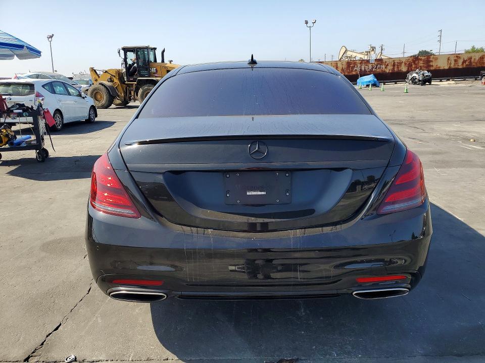 2020 Mercedes-benz S-klasse VIN W1KUG8DB1LA529694 COPART salvage auction — REAR END, Ca - Salvage Certificate, sold $23,300 on 2026-07-15 (photo 6)