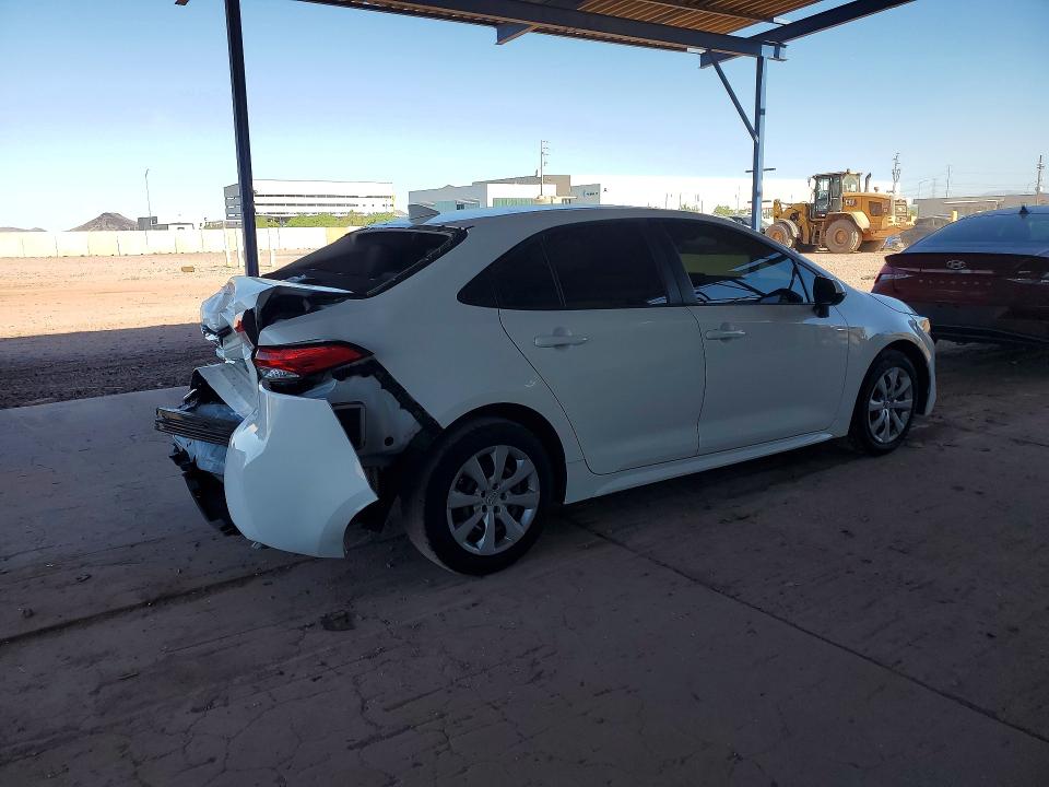 2022 Toyota VIN JTDEPMAE8N3022272 COPART salvage auction — REAR END, Az - Cert Of Title - Salvage, sold $5,700 on 2026-07-14 (photo 3)
