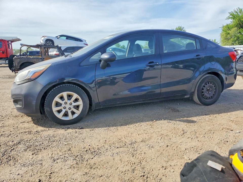2015 Kia Rio VIN KNADM4A32F6517647 COPART salvage auction — MINOR DENT/SCRATCHES, ON - PERMIT NO BRAND - UNFIT, sold $650 on 2026-07-21 (photo 1)