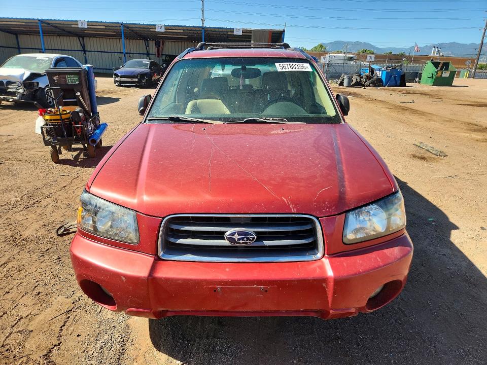2003 Subaru Forester VIN JF1SG65623H765808 COPART salvage auction — UNDERCARRIAGE, Co - Dis/Dlr/Exp Only Clean Title, sold $275 on 2026-07-13 (photo 5)