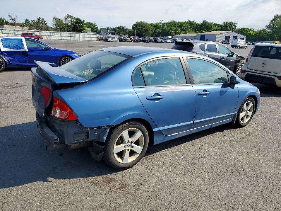 2007 Honda Civic VIN 1HGFA16897L055602 COPART salvage auction — REAR END, Nj - Cert Of Title-Salvage, sold $625 on 2026-07-02 (photo 3)