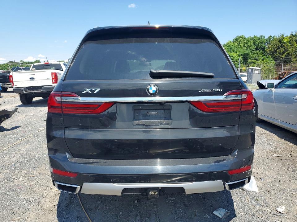 2019 BMW X7 VIN 5UXCX4C54KLS36044 COPART salvage auction — FRONT END, Pa - Certificate Of Salvage, sold $175 on 2026-07-30 (photo 6)