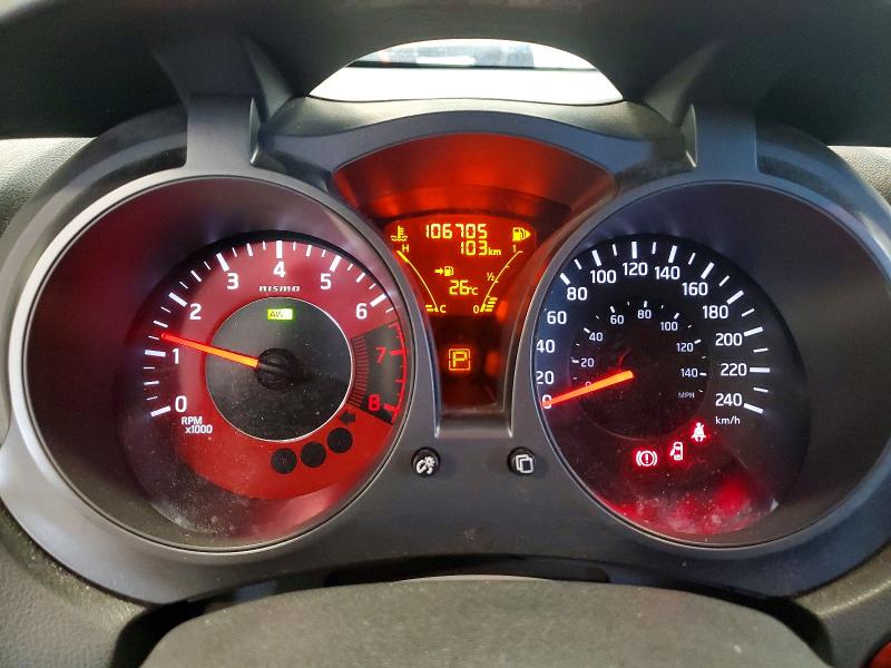 2016 Nissan Juke VIN JN8AF5MV3GT653683 COPART salvage auction — MECHANICAL, On - Permit No Brand - Unfit (P), sold $4,050 on 2026-07-14 (photo 9)