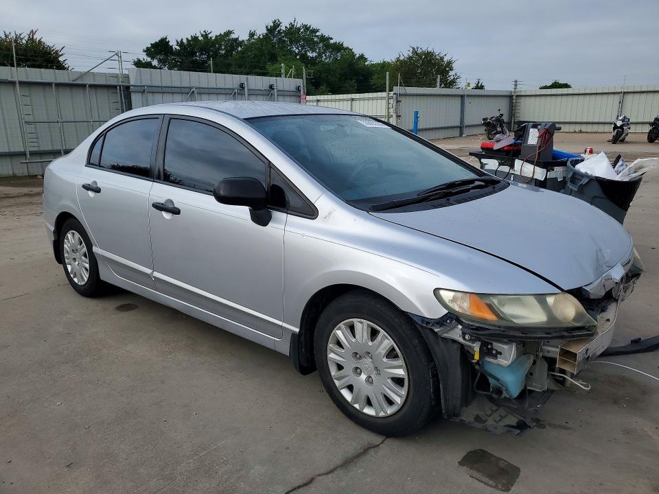 2011 Honda Civic VIN 2HGFA1F3XBH510225 COPART salvage auction — FRONT END, Tx - Salvage Vehicle Title, sold $1,150 on 2026-07-02 (photo 4)