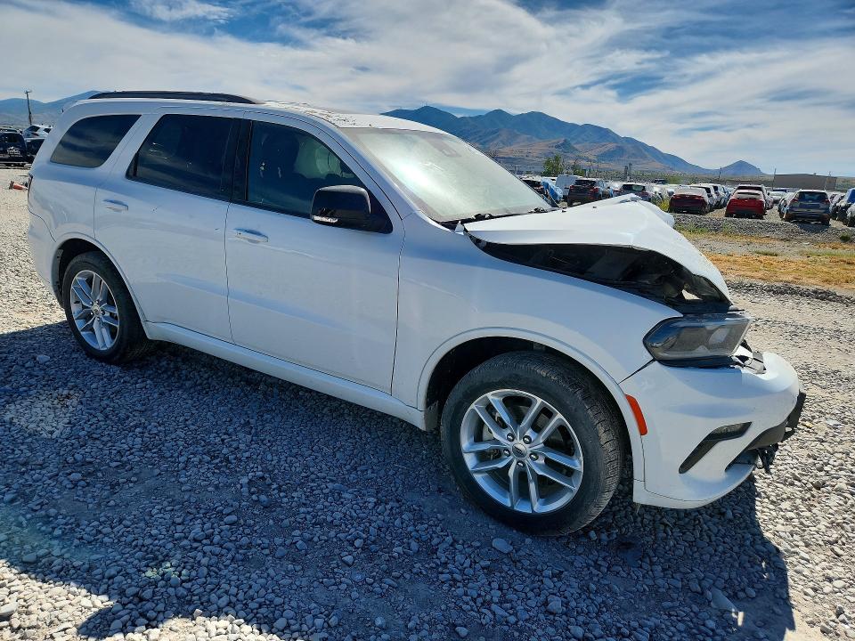 2023 Dodge Durango VIN 1C4RDJDG8PC605112 COPART salvage auction — FRONT END, UT - SALVAGE CERTIFICATE, sold $3,150 on 2026-09-17 (photo 4)