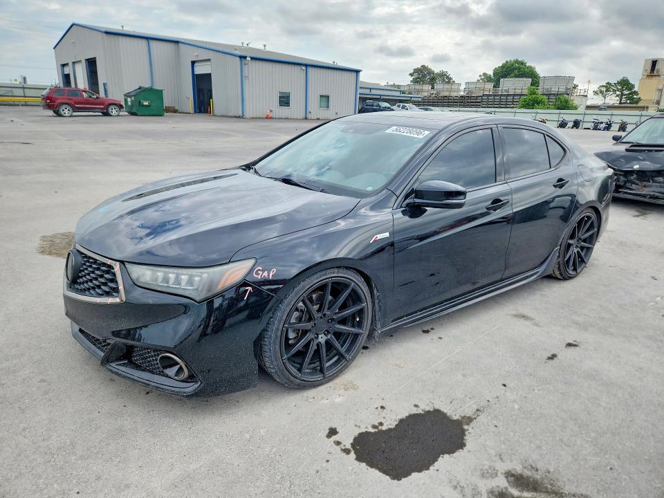 2020 Acura VIN 19UUB3F6XLA002282 COPART salvage auction — HAIL, Ok - Cert Of Title-Salvage, sold $6,900 on 2026-07-22 (photo 1)