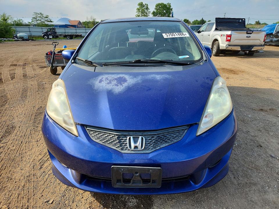2009 Honda Fit VIN JHMGE88459S049118 COPART salvage auction — SIDE, Oh - Cert Of Title-Salvage, sold $750 on 2026-07-16 (photo 5)
