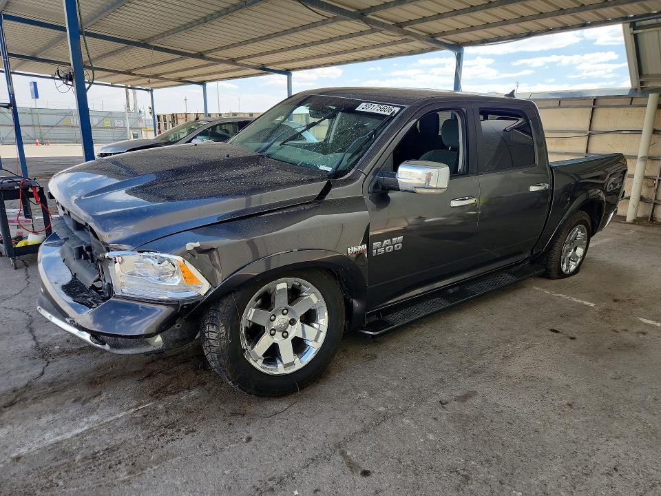 2015 Ram 1500 VIN 1C6RR6LT7FS639423 COPART salvage auction — FRONT END, Nm - Cert Of Title-Salvage, sold $2,250 on 2026-08-14 (photo 1)