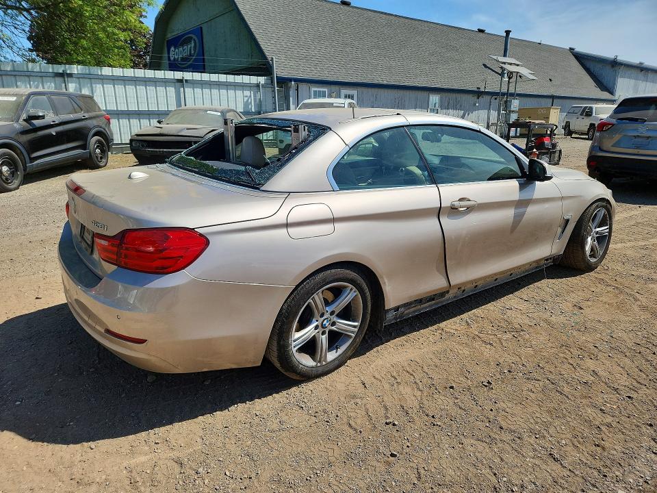 2015 BMW 4er VIN WBA3V5C5XFP753647 COPART salvage auction — SIDE, Salvage Title, sold $1,950 on 2026-07-22 (photo 3)