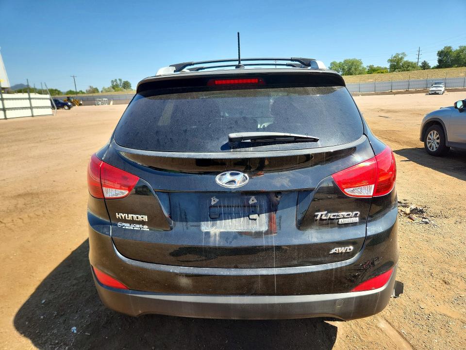 2013 Hyundai Tucson VIN KM8JUCAC5DU578964 COPART salvage auction — MECHANICAL, Co - Dis/Dlr/Exp Only Clean Title, sold $1,300 on 2026-07-20 (photo 6)