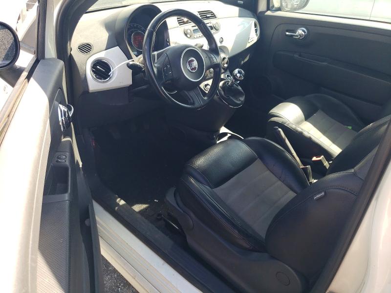 2012 Fiat 500 VIN 3C3CFFBR5CT212253 COPART salvage auction — REAR END, Ca - Salvage Certificate, sold $500 on 2026-08-14 (photo 8)