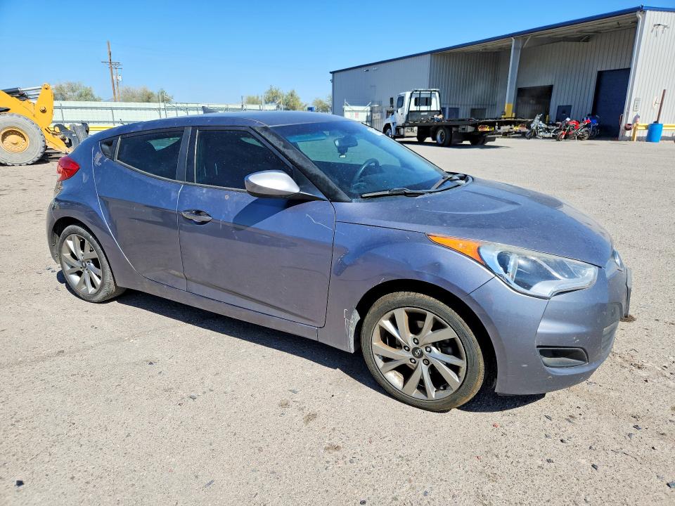 2016 Hyundai Veloster VIN KMHTC6AD9GU282811 COPART salvage auction — FRONT END, Az - Cert Of Title - Salvage, sold $1,450 on 2026-07-17 (photo 4)