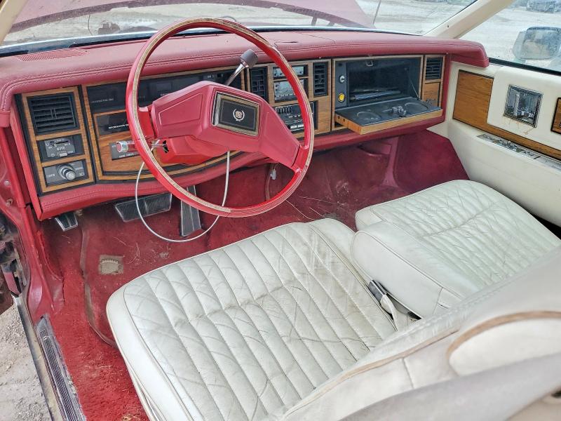 1984 Cadillac Eldorado VIN 1G6AL5789EE667604 COPART salvage auction — NORMAL WEAR, Sd - Certificate Of Title, sold $1,900 on 2026-09-02 (photo 8)