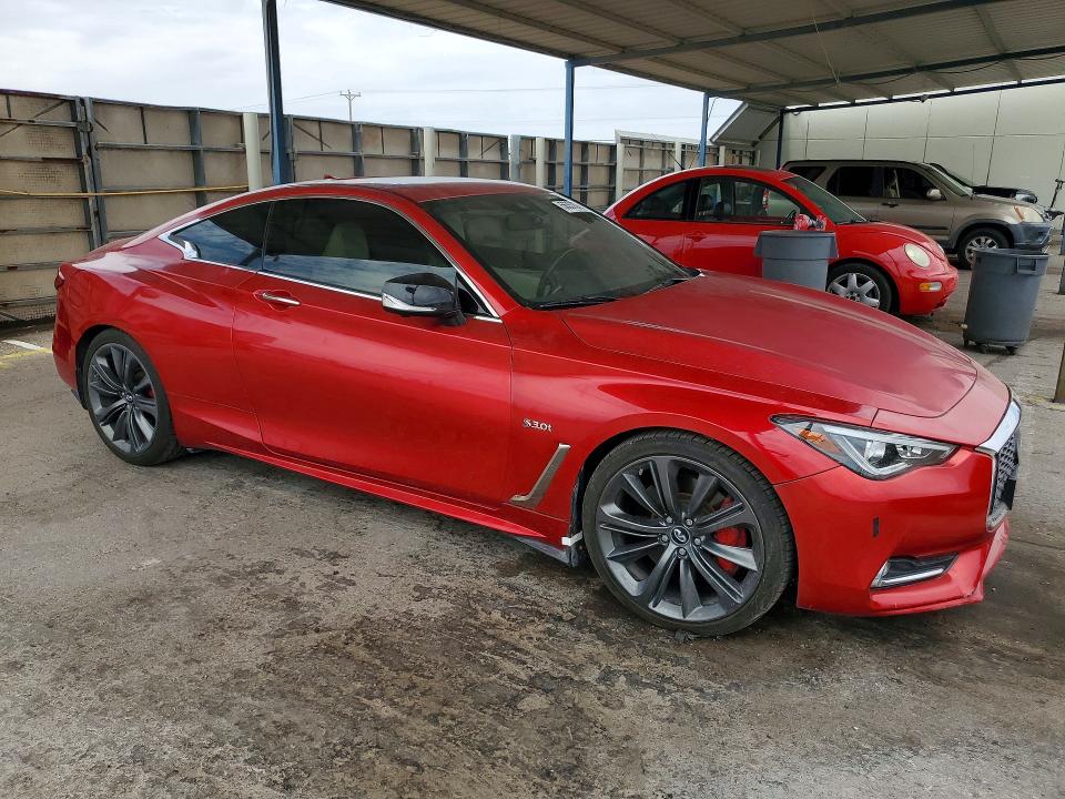 2019 Infiniti Q60 VIN JN1FV7EK8KM360467 COPART salvage auction — MINOR DENT/SCRATCHES, Nm - Cert Of Title-Salvage, sold $10,000 on 2026-07-10 (photo 4)