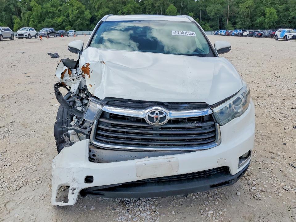 2015 Toyota VIN 5TDYKRFH1FS081868 COPART salvage auction — FRONT END, Tx - Salvage Vehicle Title, sold $5,000 on 2026-07-24 (photo 5)