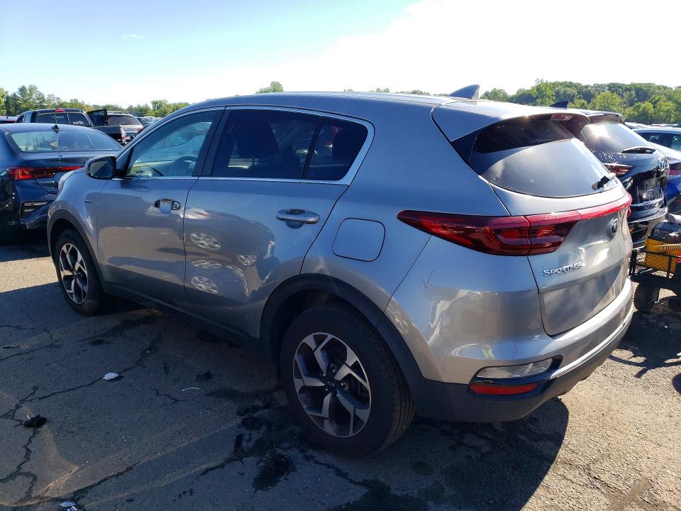 2021 Kia Sportage VIN KNDPMCAC7M7896288 COPART salvage auction — VANDALISM, Ct - Cert Of Title-Salvage, sold $5,300 on 2026-07-17 (photo 2)