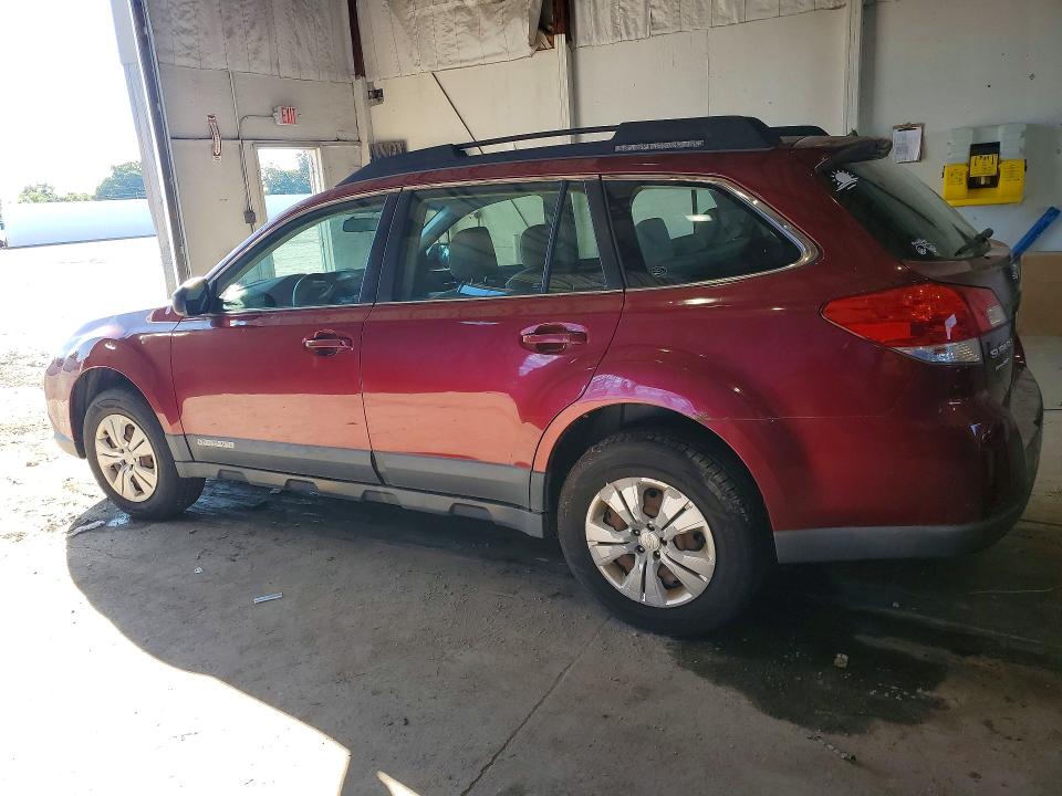 2011 Subaru Outback VIN 4S4BRBAC1B3352181 COPART salvage auction — HAIL, Ny - Certificate Of Title, sold $725 on 2026-07-06 (photo 2)