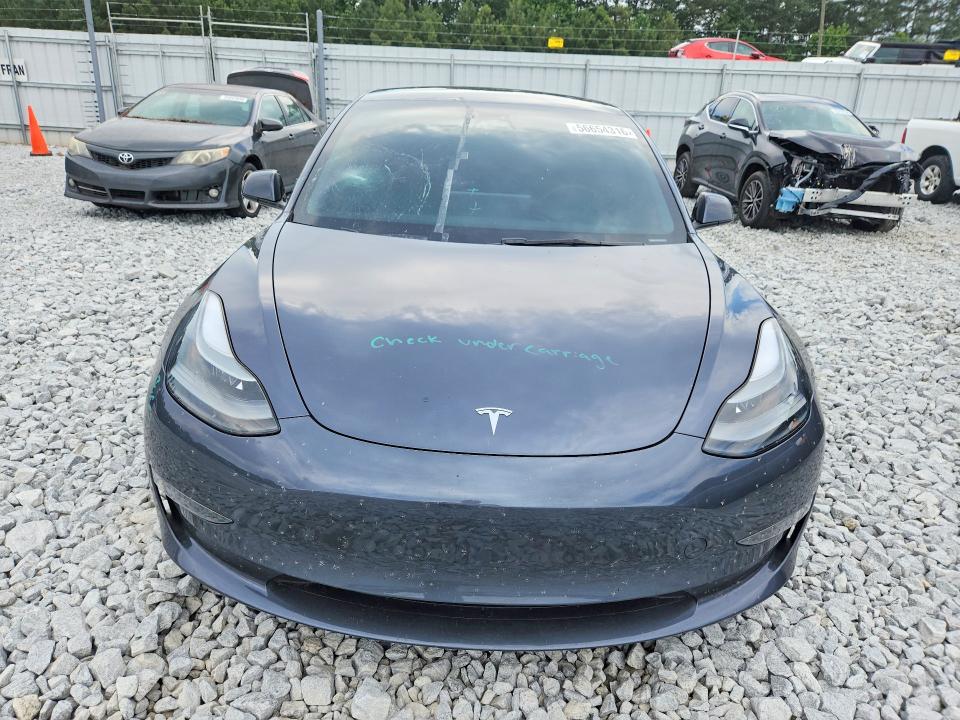 2023 Tesla Model 3 VIN 5YJ3E1EA2PF400272 COPART salvage auction — SIDE, Ga - Cert Of Title-Salvage, sold $11,500 on 2026-07-14 (photo 5)
