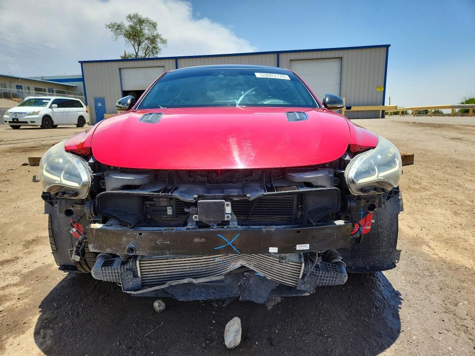 2018 Kia Stinger VIN KNAE55LC3J6018837 COPART salvage auction — REAR END, Nm - Cert Of Title-Salvage, sold $4,350 on 2026-07-30 (photo 5)